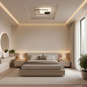 Lampada da soffitto APP1712-C BLACK  LED