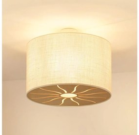 Brilagi - Plafoniera COUNTRY ROLLER 1xE27/15W/230V Ø 50 cm crema