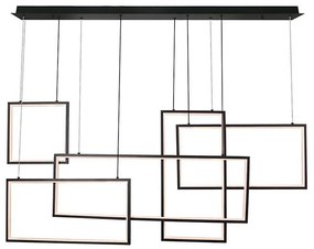 Lampadario a sospensione con filo LED dimmerabile LED/45W/230V 3000K nero