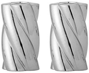 Portacandele in set in gres 2 pz Silvia – Bloomingville