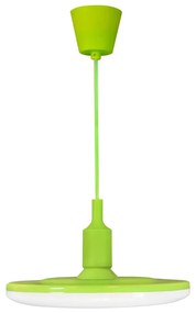 LED Lampada a sospensione KIKI 1xE27/15W/230V verde
