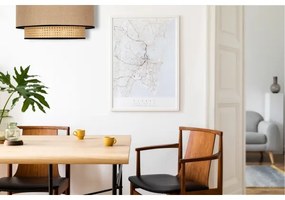 Duolla - Plafoniera BOHO 1xE27/15W/230V diametro 45 cm beige/rattan