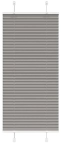 Tenda Plissettata Antracite 65x150 Cm Larghezza Tessuto 64,4 Cm /
