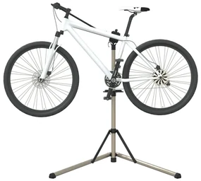 Supporto Per Riparazione Bici Regolabile 102-160 Cm Alluminio /