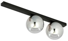 Plafoniera FIT 2xE14/10W/230V nero/grigio