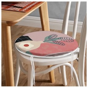 Cuscino per sedia ø 42 cm Illustrated Flower – Mila Home