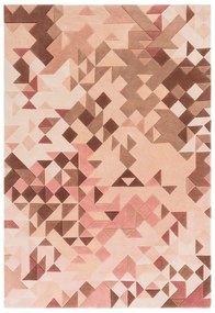 Tappeto rosso e rosa 170x120 cm Enigma - Asiatic Carpets