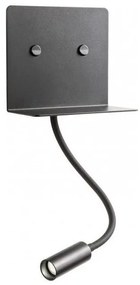 Redo 01-3211 - Applique a LED MOKA LED/6W + LED/3W/230V CRI90 nero