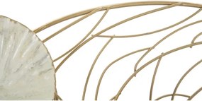 Pannello Decorativo Astratto Luxy 124,5x9,5x55 Cm In Ferro Multicolore