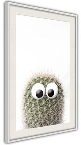 Poster  Funny Cactus II  Cornice Quadri Cornice nera, Larghezza x Altezza Home decor 20x30