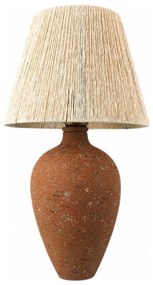 Lampada da tavolo 1xE27/40W/230V marrone/color crema