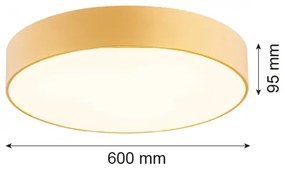 Argon 2081 - Plafoniera DARLING 5xE27/15W/230V oro