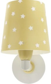 Dalber 82219A -  Applique per bambini STAR LIGHT 1xE27/60W/230V giallo