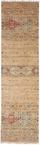 Samarkand Tappeto orientale 300 x 80 Grigio (Pakistan) Annodato A Mano