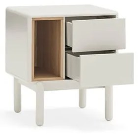 Comodino color crema Corvo – Teulat