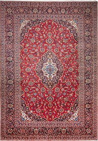 Kashan Tappeto persiano 350 x 240 Rosso (Iran) Annodato A Mano