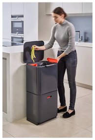 Cestino differenziato grigio grafite Totem Max, 60 l - Joseph Joseph