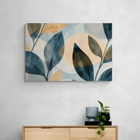 Quadro su tela – Foglie scure eleganti
