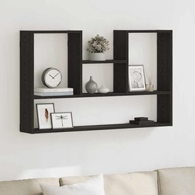 Mensola A Muro Rovere Nero 99x15x60 Cm İn Truciolato /