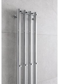 P.M.H. R2C - ROSENDAL Scalda asciugamani da bagno a scala 350 W 150 cm cromo lucido