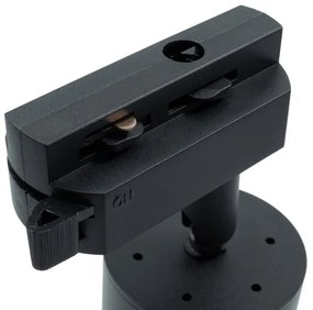 Faretto MICA per sistema a binario 1xGU10/25W/230V Monofase nero