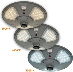 Lampione LED Solare da Giardino PRO-SGL-300W IP65 CCT Bianco Variabile Colore Bianco Variabile CCT