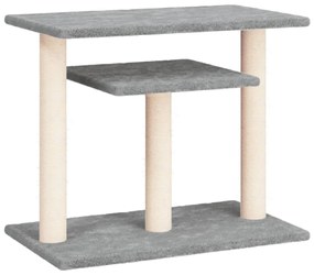 Pali tiragraffi per gatti con piattaforme grigio chiaro 62,5 cm