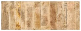 Testiera 140 Cm İn Legno Massello Di Mango Grezzo /