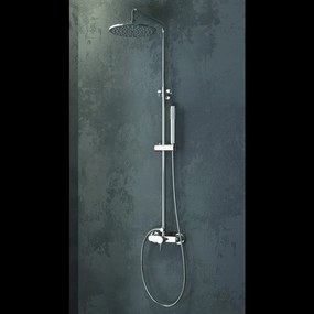 Kamalu - miscelatore doccia fissa in acciaio inox | z3000