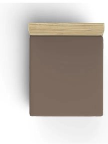 Lenzuolo con angoli marrone in cotone 140x200 cm – Mijolnir