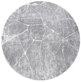 Tappeto MEFE moderno  Cerchio 2783 Marmo - Structural due livelli di pile grigio