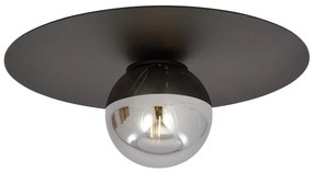 Plafoniera SOLAR 1xE14/10W/230V nero/grigio