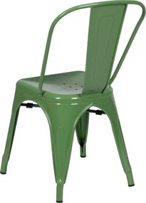 Set di 2 sedie da pranzo verdi in metallo - Ixia