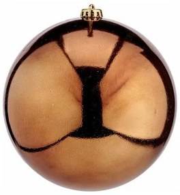 Palla di Natale Ø 20 cm Marrone Plastica