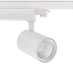 Faro LED per binario Trifase 35W  ang. 60° - Rosa per Banco Carni Colore Rosa Alimentare