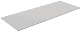 Top per lavabo Compatech VISOBATH L 121 x H 1.2 x P 46 cm grigio mdf, opaco