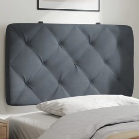 Cuscino Testiera Grigio Scuro 90 Cm İn Velluto /