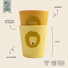 Tazza in silicone 2 pezzi Mr. Lion