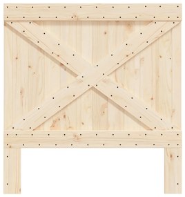 Testiera 100x104 cm in legno massello di pino