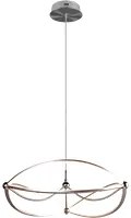 Lampada a Sospensione Interno Ellissi Acciaio 62 cm Charivari GD Trio GD Trio