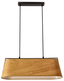 Lampadario a sospensione con filo MILBURY 2xE27/40W/230V marrone