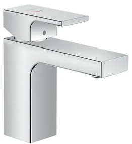 Rubinetto per lavabo a canna media Vernis Shape cromato lucido HANSGROHE H 14.8 cm