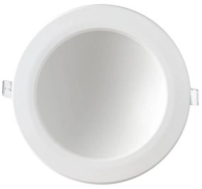 Faro LED da incasso Rotondo Luce INDIRETTA 20W Foro Ø155mm Colore Bianco Caldo 3.000K