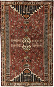 Shiraz Tappeto 170x270 Rosso (Iran) Annodato A Mano