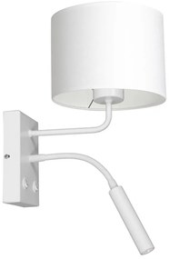 Lampada da parete ARDEN 1xE27/60W+1xG9/8W/230V bianca