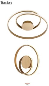 Redo 01-1789 - Lampada da parete LED dimmerabile TORSION LED/27W/230V bianca