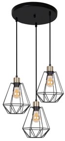 Lampadario su filo PRIMO 3xE27/60W/230V