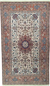 Najafabad Tappeto 210x360 Beige (Iran) Annodato A Mano