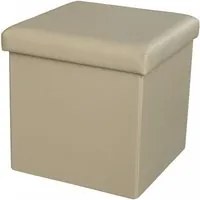 Pouf Pieghevole Pvc Beige