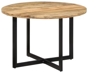 Tavolo Da Pranzo 110x75 Cm İn Legno Massello Di Mango /